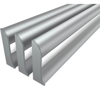 Комплект профиля Ledcraft LC-LPL1650M16-1x3Silver 3 шт серебро (1м профиль+1м рассеиватель+2 заглушки) 1616140199