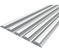 Комплект профиля Ledcraft LC-LPP0636M16-1x5Silver 5 шт серебро (1м профиль+1м рассеиватель+2 заглушки) 1616140519