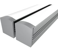 Комплект профиля Ledcraft LC-LPS1716M16-1x2Silver 2 шт серебро (1м профиль+1м рассеиватель+2 заглушки+2 крепежа) 1616140031