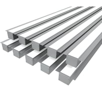 Комплект профиля Ledcraft LC-LPSH3265M34-1x10Silver 10 шт серебро (1м профиль+1м рассеиватель+2 заглушки+комплект шурупов) 1616140776