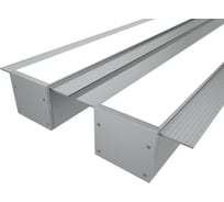 Комплект профиля Ledcraft LC-LPSH3265M34-1x2Silver 2 шт серебро (1м профиль+1м рассеиватель+2 заглушки+комплект шурупов) 1616140144
