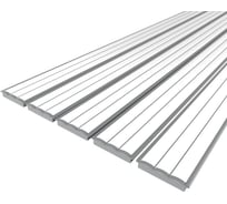 Комплект профиля Ledcraft LC-LPV0956M16-1x5Silver 5 шт серебро (1м профиль+1м рассеиватель 3шт+2 заглушки) 1616140580