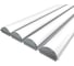 Комплект профиля Ledcraft LC-LPV0740M36R-1x4Silver 4 шт серебро (1м профиль+1м рассеиватель+2 заглушки) 1616140407 1