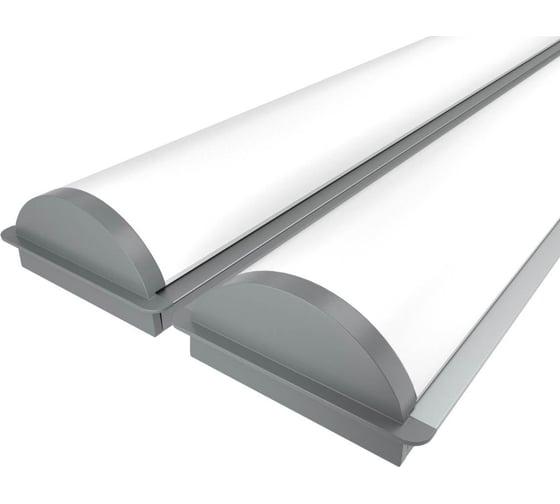 Комплект профиля Ledcraft LC-LPV0740M36R-1x2Silver 2 шт серебро (1м профиль+1м рассеиватель+2 заглушки) 1616140091