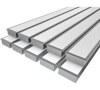 Комплект профиля Ledcraft LC-LPV3288M68-1x10Silver 10 шт серебро (1м профиль+1м рассеиватель+2 заглушки+комплект шурупов) 1616140686