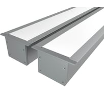 Комплект профиля Ledcraft LC-LPV3250M34-1x2Silver 2 шт серебро (1м профиль+1м рассеиватель+2 заглушки+комплект шурупов) 1616140047