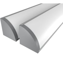 Комплект профиля Ledcraft LC-LPU3030M40-1x2Silver 2 шт серебро (1м профиль+1м рассеиватель+2 заглушки+2 крепежа) 1616140067