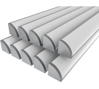 Комплект профиля Ledcraft LC-LPU3030M40-1x10Silver 10 шт серебро (1м профиль+1м рассеиватель+2 заглушки+2 крепежа) 1616140699