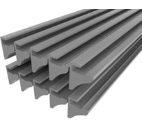 Комплект профиля Ledcraft LC-NP4535-1x10Silver 10 шт серебро (1м профиль+2 заглушки) 1616140692