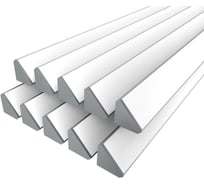 Комплект профиля Ledcraft LC-LPU3838M44-1x10Silver 10 шт серебро (1м профиль+1м рассеиватель+2 заглушки+2 крепежа) 1616140732