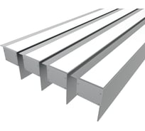 Комплект профиля Ledcraft LC-NKU7664M44-1x4Silver 4 шт серебро (1м профиль+1м рассеиватель+2 заглушки) 1616140426
