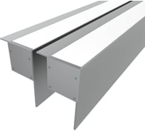 Комплект профиля Ledcraft LC-NKU7650M34-1x2Silver 2 шт серебро (1м профиль+1м рассеиватель+2 заглушки) 1616140109