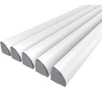 Комплект профиля Ledcraft LC-LSU1515M31-1x5Silver 5 шт серебро (1м профиль+1м рассеиватель+2 заглушки) 1616140511