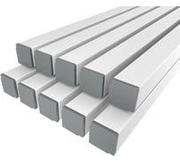 Комплект профиля Ledcraft LC-LSU1515M24-1x10Silver 10 шт серебро (1м профиль+1м рассеиватель+2 заглушки) 1616140668