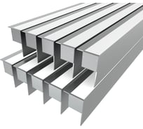 Комплект профиля Ledcraft LC-NKU7650M34-1x10Silver 10 шт серебро (1м профиль+1м рассеиватель+2 заглушки) 1616140741