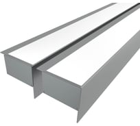 Комплект профиля Ledcraft LC-NKU7689M69-1x2Silver 2 шт серебро (1м профиль+1м рассеиватель+2 заглушки) 1616140111