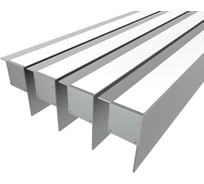 Комплект профиля Ledcraft LC-NKU7650M34-1x4Silver 4 шт серебро (1м профиль+1м рассеиватель+2 заглушки) 1616140425