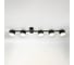 Люстра под лампу General Lighting Systems Небула GCHL-5GX53-M черная 662338 1