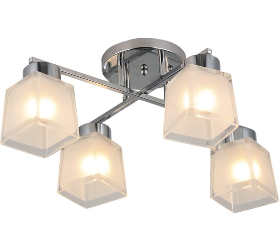 Люстра RITTER Modern 167/4 4хE27, 530x390x190мм, хром 52518 9