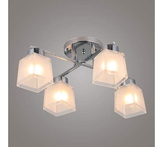 Люстра RITTER Modern 167/4 4хE27, 530x390x190мм, хром 52518 9 1