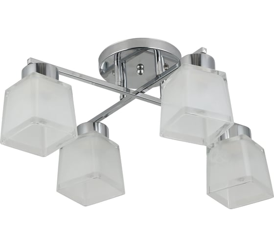 Люстра RITTER Modern 167/4 4хE27, 530x390x190мм, хром 52518 9