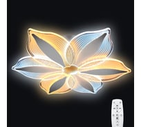 Светодиодная диммируемая люстра RITTER с ДУ LUCINO 60Вт, 2700К+6400K/4200К/6400К+2700K, 5200Лм 500x60мм 52380 2