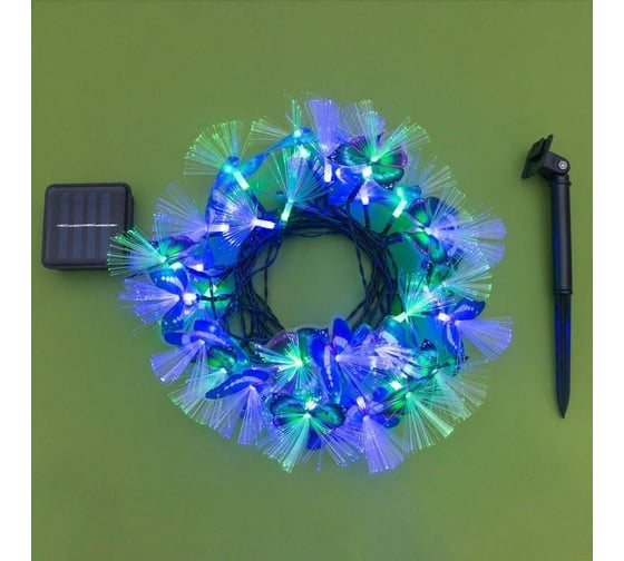 Гирлянда-нить Luazon DECOR Бабочка, IP44, 4.5 м, Н.Т., LED-30-1.2V, RG/RB 4137045
