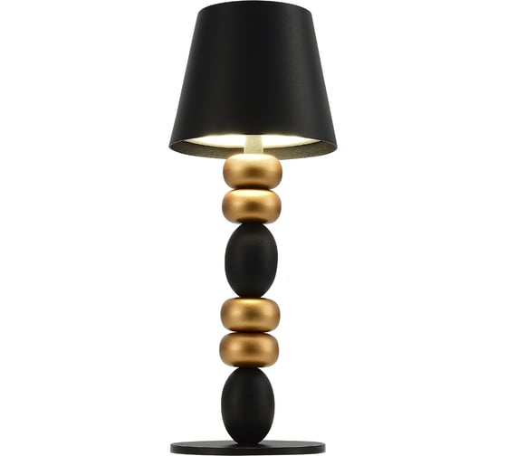 Прикроватная лампа ST LUCE черный, золотистый/черный LED 1*3W 3000-6000K SL1011.414.01