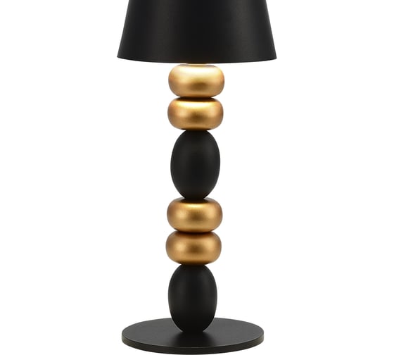 Прикроватная лампа ST LUCE черный, золотистый/черный LED 1*3W 3000-6000K SL1011.414.01