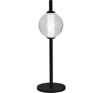 Прикроватная лампа ST-Luce Черный/Прозрачное кракелированное стекло LED 1х5W 3000K ST luce SL6120.404.01