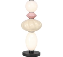 Прикроватная лампа ST LUCE черный/розовый, желтый, опаловый LED 1*16W 3000K SL6134.404.01