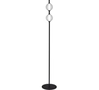 Светильник напольный ST-Luce Черный/Прозрачное кракелированное стекло LED 2х5W 3000K ST luce SL6120.405.01