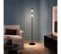 Светильник напольный ST-Luce Черный/Прозрачное кракелированное стекло LED 2х5W 3000K ST luce SL6120.405.01 5