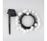 Гирлянда-нить Luazon DECOR, IP44, на солнечной батарее, Ежики, 4.5 м, Н.Т. LED-30-1.2V, 2 режима, теплый белый 6253359 4