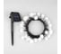 Гирлянда-нить Luazon DECOR, IP44, на солнечной батарее, Ежики, 4.5 м, Н.Т. LED-30-1.2V, 2 режима, красный/желтый 6253362 4
