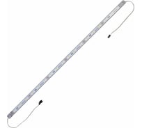 Светодиодная линейка MAKSBRIGHT 12В, 18LED, 7Вт, SMD5630, IP20, 410лм, 7000K, хол. белый, 616мм MB-B18CH-SS-W