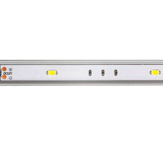 Светодиодная линейка MAKSBRIGHT 12В, 36LED, 13Вт, SMD5630, IP20, 795лм, 7000K, хол. белый, 1198мм MB-B36CH-DS-W