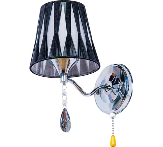 Бра JUPITER LIGHTING черный хром-1х60W E14 230V,25-14-21 N 0936/1