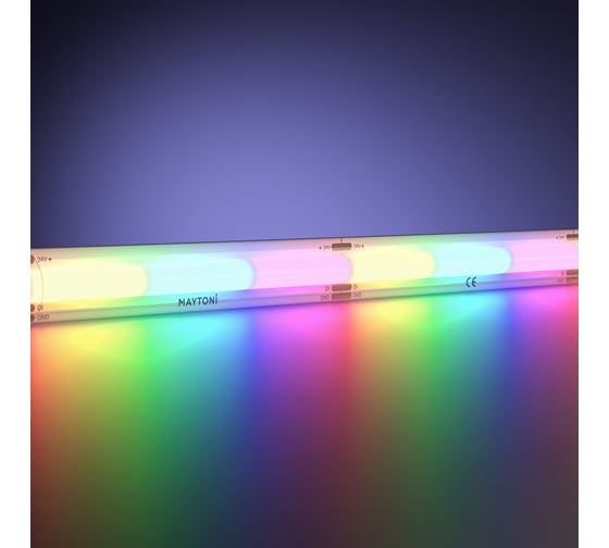 Светодиодная лента Maytoni 24В COB 18Вт/м RGB 5м IP 65 201251