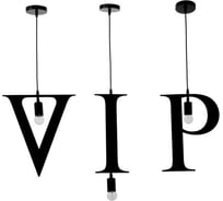 Подвесной светильник BayerLux VIP 3х40Вт E27 черный 6300889