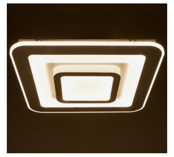 Светильник с ПДУ BayerLux 60623/1 LED 180Вт белый 50х50х8 см 4901284