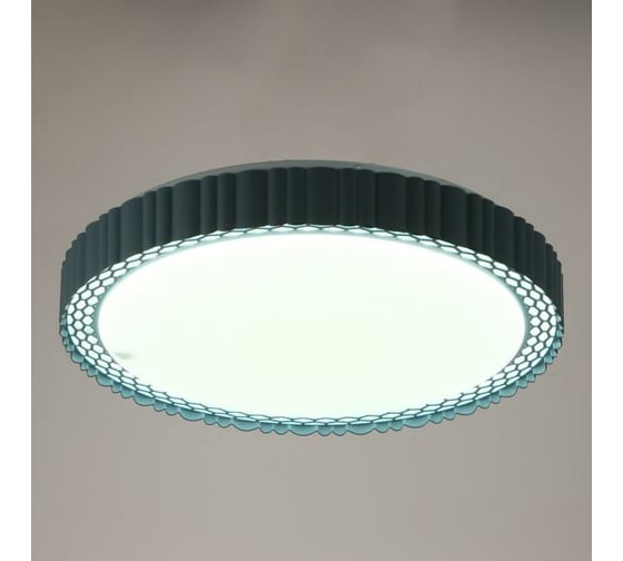Светильник с ПДУ BayerLux 670509N LED 72Вт 3 режима 3000-6000К диммер синий 50х50х9 см 7015525