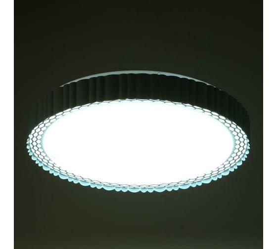 Светильник с ПДУ BayerLux 670509N LED 72Вт 3 режима 3000-6000К диммер синий 50х50х9 см 7015525