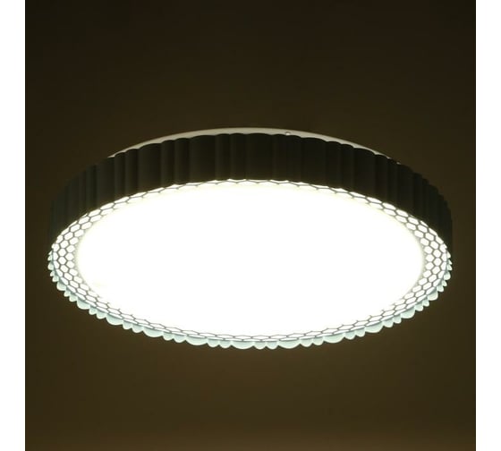 Светильник с ПДУ BayerLux 670509N LED 72Вт 3 режима 3000-6000К диммер синий 50х50х9 см 7015525