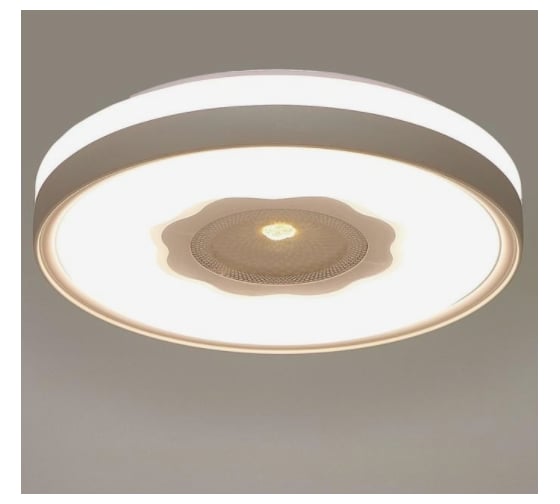 Светильник с ПДУ BayerLux 670523N LED 80Вт 3 режима 3000-6000К диммер белый 49х49х9,5 см 4623898