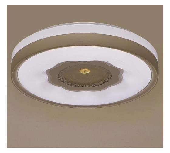 Светильник с ПДУ BayerLux 670523N LED 80Вт 3 режима 3000-6000К диммер белый 49х49х9,5 см 4623898