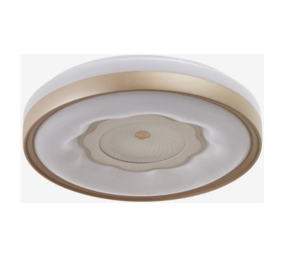 Светильник с ПДУ BayerLux 670524N LED 80Вт 3 режима 3000-6000К диммер золото 49х49х9,5 см 4623899