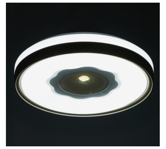 Светильник с ПДУ BayerLux 670524N LED 80Вт 3 режима 3000-6000К диммер золото 49х49х9,5 см 4623899