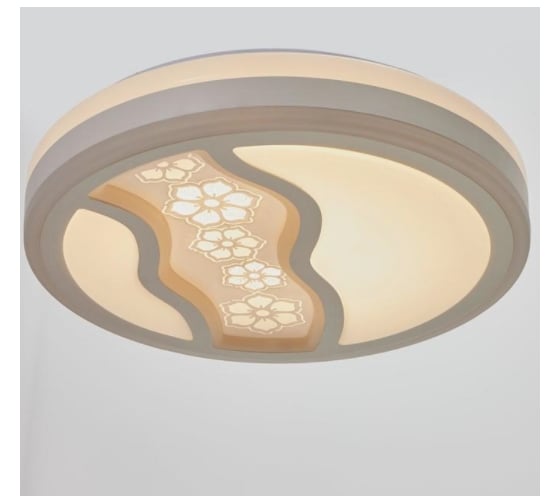 Светильник с ПДУ BayerLux 670528N LED 72Вт 3 режима 3000-6000К диммер белый 49х49х9,5 см 4623903