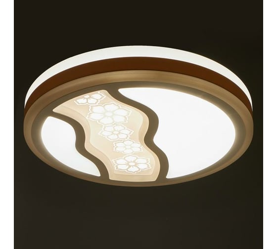 Светильник с ПДУ BayerLux 670528N LED 72Вт 3 режима 3000-6000К диммер белый 49х49х9,5 см 4623903